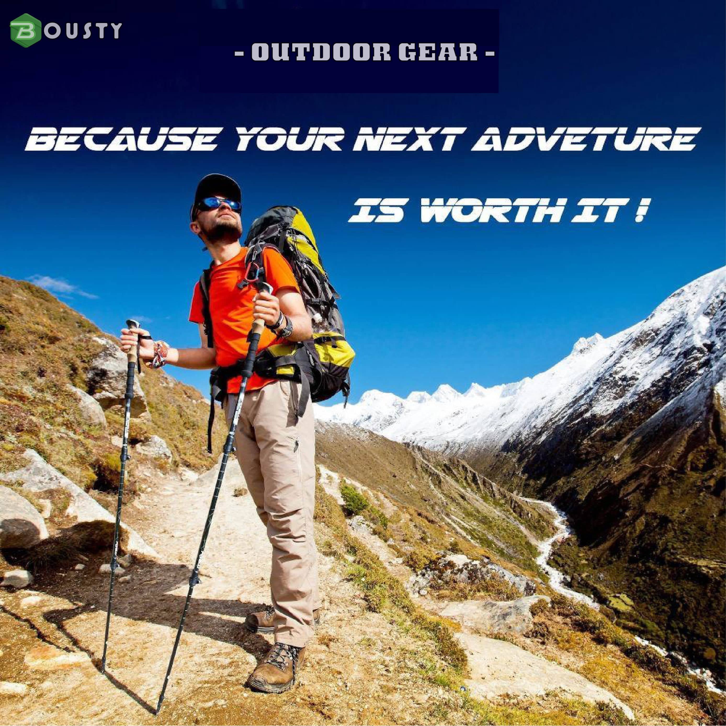 100% Carbon Hiking Poles