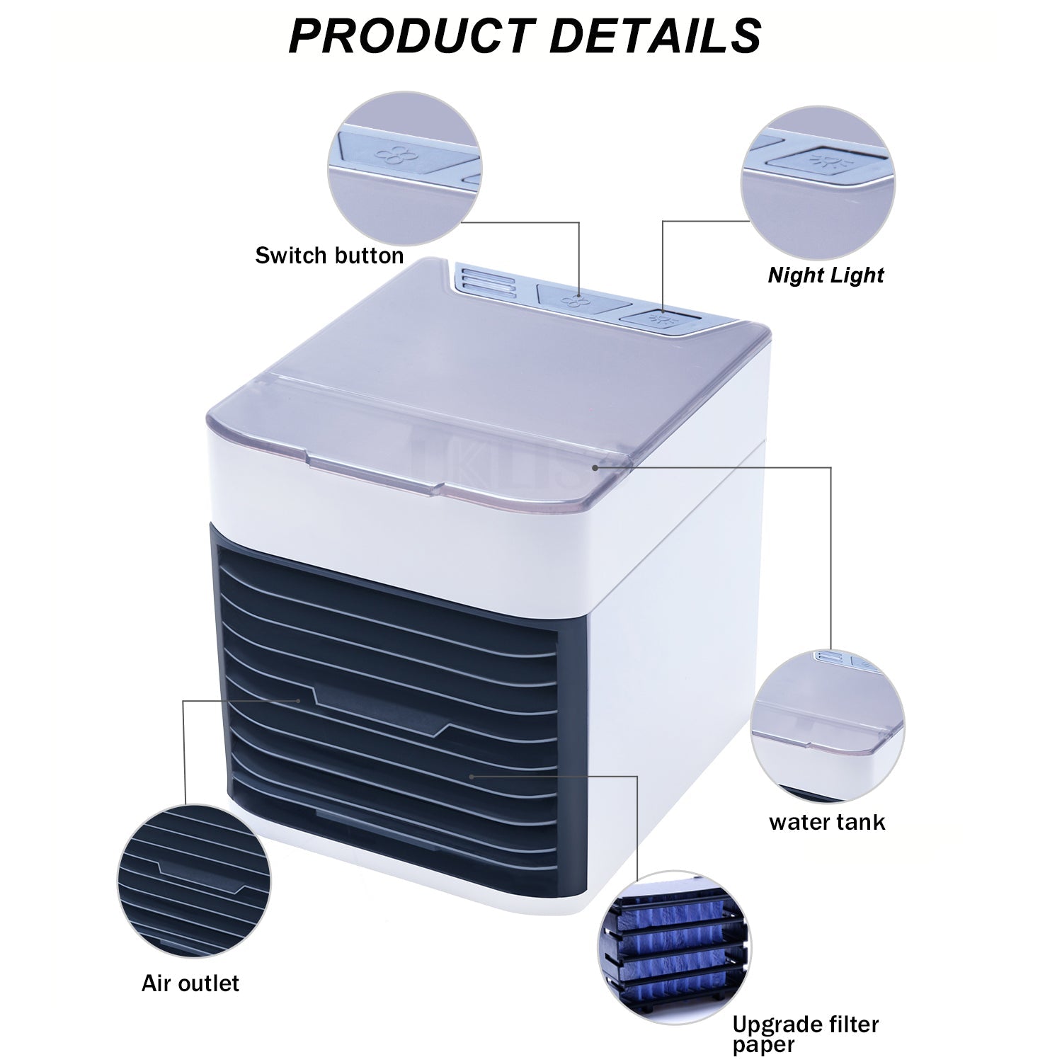 Best Portable Air Conditioner Stand Up Room Cooler Indoor AC Unit (Windowless)