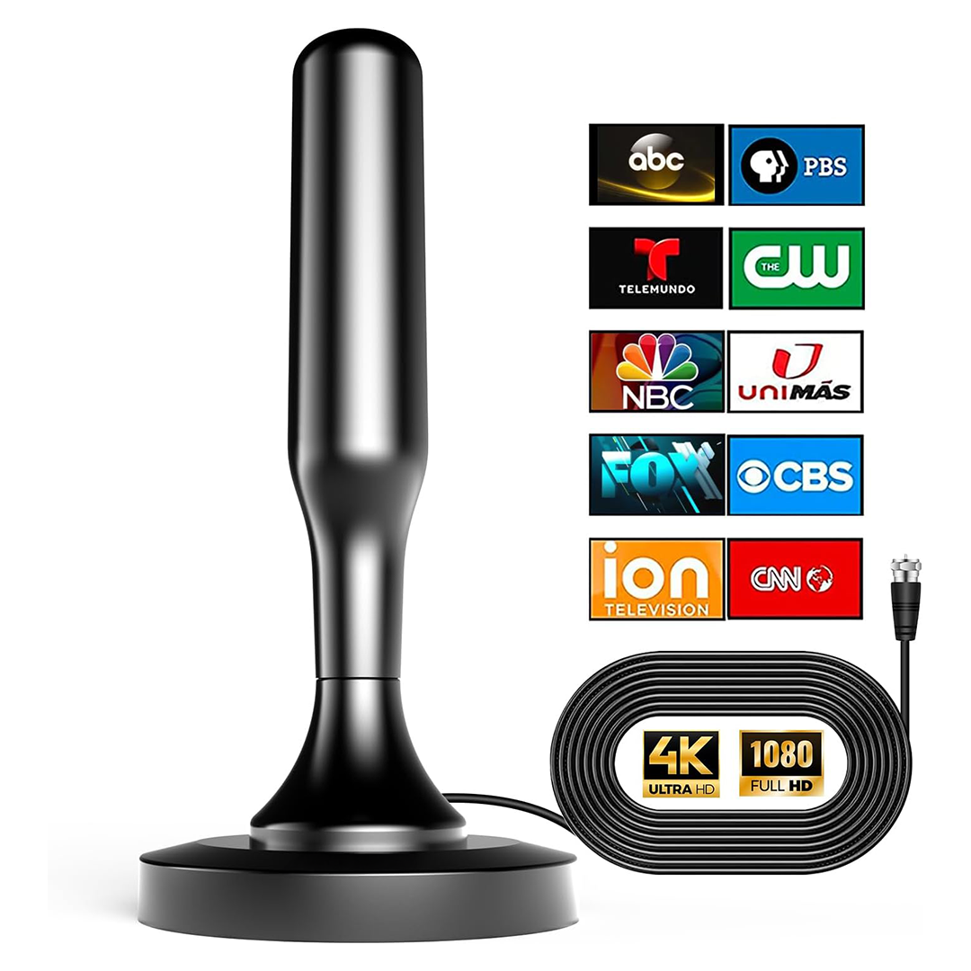 2023 Edition Premium HDTV Amplified Indoor Antenna with TV Antenna - 360 Mile Range